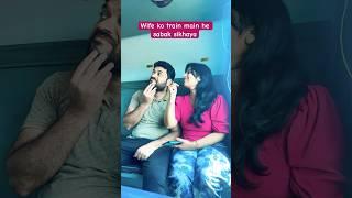 Wife ko train main sabak sikhaya  #comedy #funny #couple #nehabagga #restykamboj #comedycouple