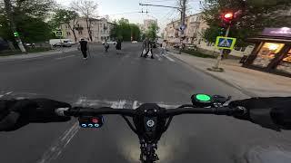 First ride on Dualtron Thunder 2 custom in Chisinau -- Part 1