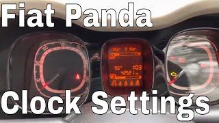 Fiat Panda Clock Setting Time and Date Reset Also Works on Fiat 500 Ford KA etc