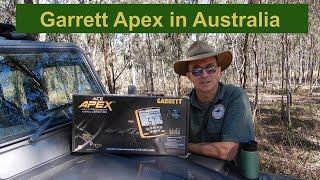 Garrett Multi-Frequency APEX Arrives in Australia.