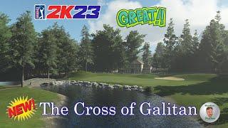 PGA Tour 2K23 - The Cross at Galitan - Course Showcase with Flyover