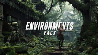 ENVIRONMENTS Pack - Green Screen Epic Backgrounds