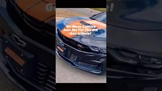 The Camaro is being discontinued Join me for a tribute to the sixth and final generation Camaro