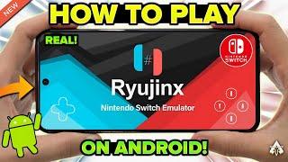  HOW TO PLAY RYUJINX EMULATOR ON ANDROID 2024 - NINTENDO SWITCH EMULATOR!