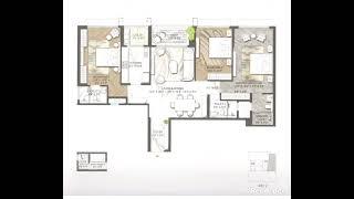 Lodha Marq, 3 BHK, 1488 sqft, +919560214267, Unit Layout Plan, 2 Car Park, Tardeo, Mumbai South