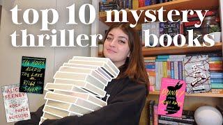 my top 10 mystery thriller booktok books that are worth the hype ⭐️