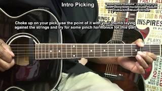 How I Play SWEET HOME ALABAMA Lynyrd Skynyrd On Acoustic Guitar @EricBlackmonGuitar