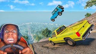 CARS VS DOWNHILL  - [BeamNG.Drive]