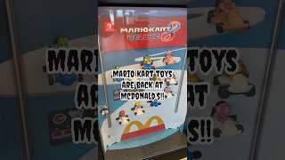 Mario Kart Toys are back at McDonalds! #supermario #mariokart #mariokart8deluxe