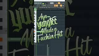 Flipping a Ukulele into a Trap Beat  #beats #flstudio #producer #ukulele #shorts