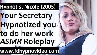 Secretary hypnotized you to sleep (Hypnotist Nicole) ASMR Hypnosis roleplay