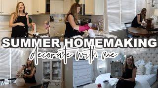 SUMMER HOMEMAKING | CLEAN + DECORATE | DECOR HAUL + STYLE | NEW DREO SMART FANS | Lauren Yarbrough