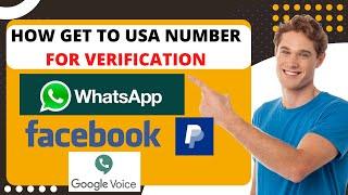 how to get usa number for verification whatsapp facebook google voice paypal