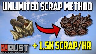 *OP* Unlimited Scrap Method Glitch - Rust Console Edition (1.5K/Hour)