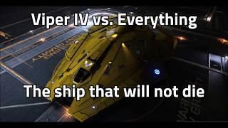 Elite Dangerous PvP | 3 vs.1 | Viper IV vs. FDL, Cobra, Vulture + cops