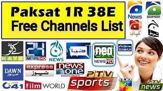 PakSat 38E Channel list 2020