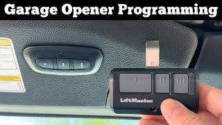 2019 - 2025 JEEP WRANGLER Garage Door Opener Programming - How To Program Wrangler Visor Door Opener