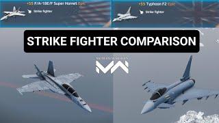 F18 Super Hornet OR Typhoon F2 - Which One Is Better ?- Modern Warships