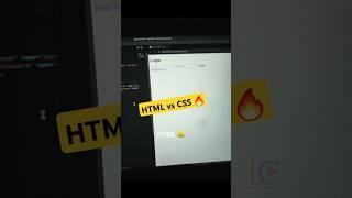 HTML vs CSS in Web Design  #coding #python #htmltutorial #htmlfullcourse #javascript #programming