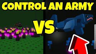 CREATING AN ARMY TO BATTLE BOSSES in Roblox Control Army