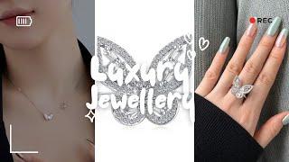 Luxury Designer Jewellery: Ancient Egyptian-Inspired Butterfly Necklace and Ring Styling