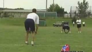 How to Punt a Football - NFL Punter Ray Guy Teaches The Stance When  Learning How to Punt