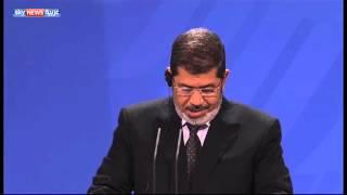 مرسي: ملتزمون ببناء الدولة المدنية