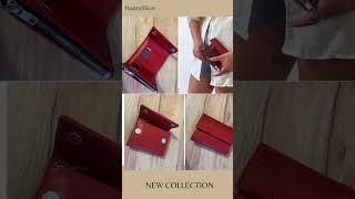 #christinahaustoff #haustoff #redpurse #compact #exclusivepurse #bifoldwallet #forwoman #morecards