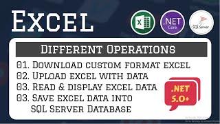 How to Read and Import data of Uploaded Excel into SQL Server Database || ASP.NET Core || EF Core