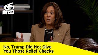 Kamala Harris Sets the Record Straight on Trump Stimulus Checks