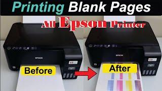 Blank/Missing letters on Epson PrintOut Easy Fix