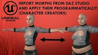 UE4 Programmatically Control Imported Morphs From Daz 3D And Add Animations[UPDATED]