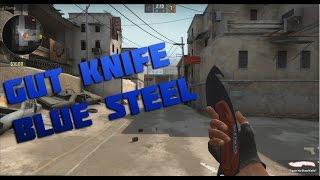 CS:GO Skin Showcase - Gut Knife | Blue Steel