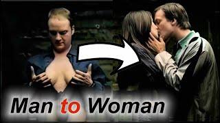 MTF Body Transformation - Male to Female #kissing with Friend | AI VIDEO #MTF #hailuoai