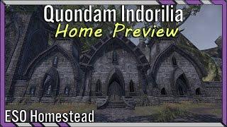 Quondam Indorilia Hall ESO House Preview - Large Dunmer House Elder Scrolls Online