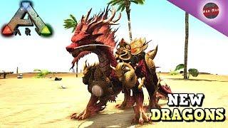 AMAZING NEW DRAGONS !! CHINESE AND ENGLISH STYLE | ARK SURVIVAL EVOLVED