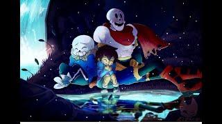 Играем в Undertale 2 Папайрус и Санситто))