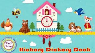 Hickory Dickory Dock | PipPip Kids Tv Nursery Rhymes & Kids Songs.