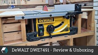 DWE7491 Review & Unboxing - DeWALT table saw - How is it after a few years of use?