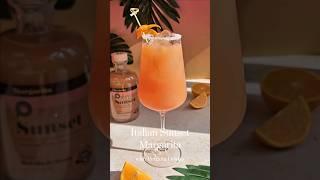 Italian Sunset Margarita with Pergola Drinks and The Ice Co