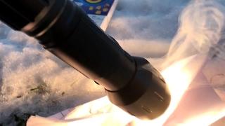 BURNING TEST/REVIEW ON WICKED LASERS FLASH TORCH