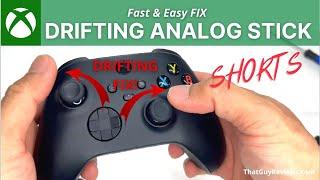 XBOX Drifting Analog Stick Easy Fix! Series X Controller #shorts #xbox #xboxseriesx   