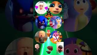 Vlad And Nikki, Talking, Tom, Sonic Exe, Inside Out, Baby Boss, Baby Shark l Tiles Hop 342 #shorts