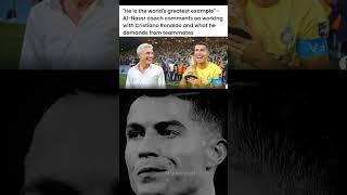 Chemistry Between Al-Nassr Coach and Cristiano Ronaldo