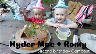 Hyder Mac + Romy Second Birthday Campout