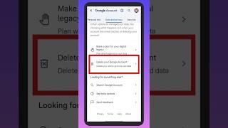 How To Delete Google Account Permanently 2024 || Delete Your Google Account #shorts #youtubeshorts