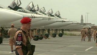 Work at the Russian airbase Hmeymim in Latakia to advance the truce in Syria