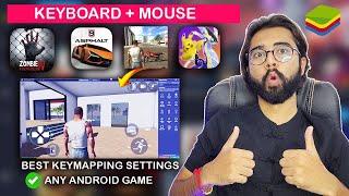 How To Play Any Game With Mouse & Keyboard in Bluestacks 5 || Key Mapping || Customize Controls