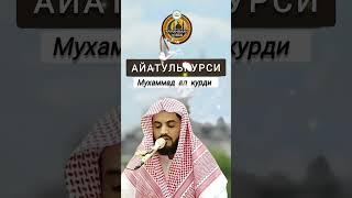 Мухаммад ал курди Айатулкурси красивое чтение коран слушайте коран и сохранять молчание #коран#сура