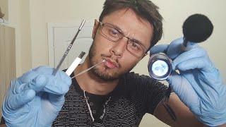 ASMR Ear Exam & Ear Cleaning Roleplay With Dr Kenshi (Casual Af)